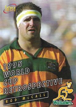1996 Futera Rugby Union #89 Rod McCall Front
